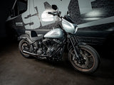 Slyfox Performance SF-0802-1656 Highnoon Tuck N Roll Dual Seat for Harley-Davidson Sport Glide/Low Rider 18-Up/Low Rider S 20-Up/Low Rider ST 22-Up