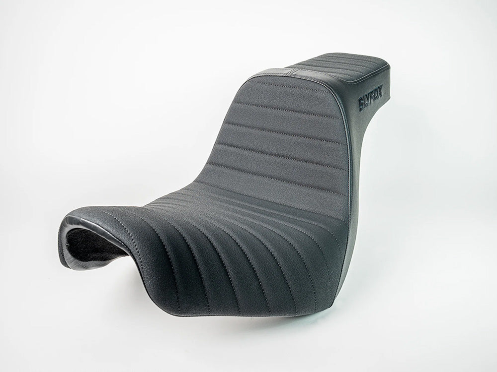 Slyfox Performance SF-0802-1656 Highnoon Tuck N Roll Dual Seat for Harley-Davidson Sport Glide/Low Rider 18-Up/Low Rider S 20-Up/Low Rider ST 22-Up