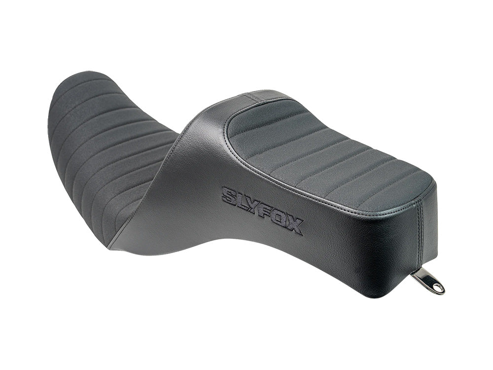 Slyfox Performance SF-0803-0754 Highnoon Tuck N Roll Dual Seat for Harley-Davidson Dyna 06-17