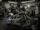 Slyfox Performance SF-0803-0754 Highnoon Tuck N Roll Dual Seat for Harley-Davidson Dyna 06-17