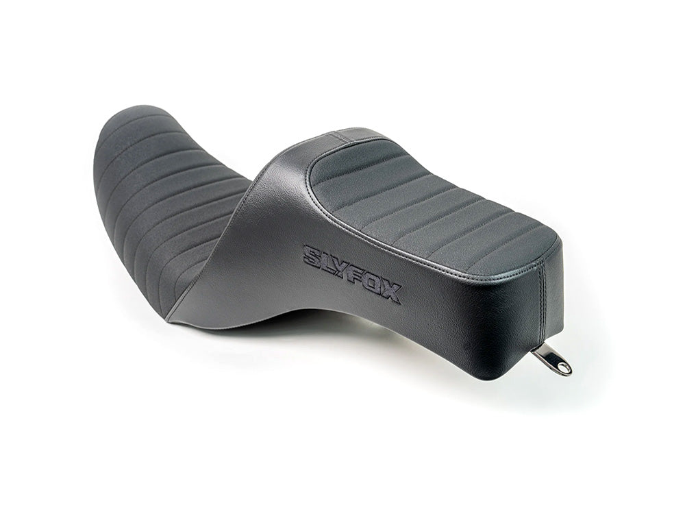 Slyfox Performance SF-0803-0759 Highnoon Tuck N Roll Dual Seat for Harley-Davidson Dyna 96-03