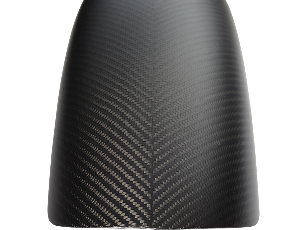 Slyfox Performance SF-1401-0845 Shorty Carbon Front Fender Matte Finish for most Harley-Davidson Touring 14-24 w/19" Front Wheel