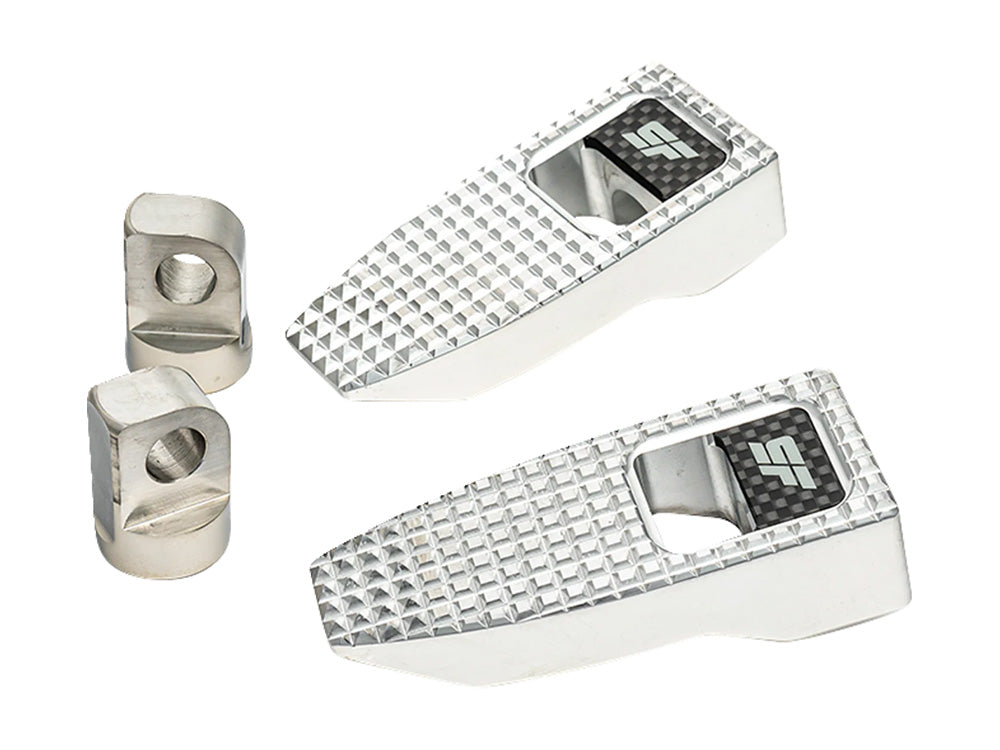 Slyfox Performance SF-1620-2524 Slim Speed Footpegs Polished w/H-D Male Mount