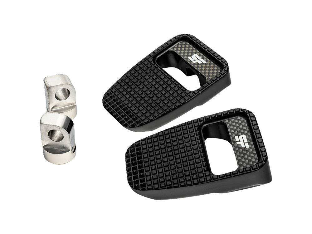 Slyfox Performance SF-1620-2529 Fatty Footpegs Black w/H-D Male Mount