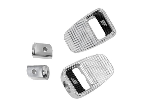 Slyfox Performance SF-1620-2534 Fatty Rear Footpegs Polished for Harley-Davidson Softail 18-Up