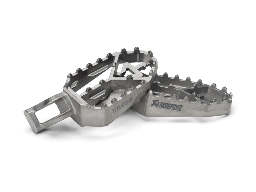 Akrapovic SF-T12T1 Adventure Titanium Footpeg Set for Triumph Tiger 800 XC/Tiger 800 XR/Tiger 800 XRx/Tiger 800 XCx/Tiger 800 XRT/Tiger 800 XCA 11-20