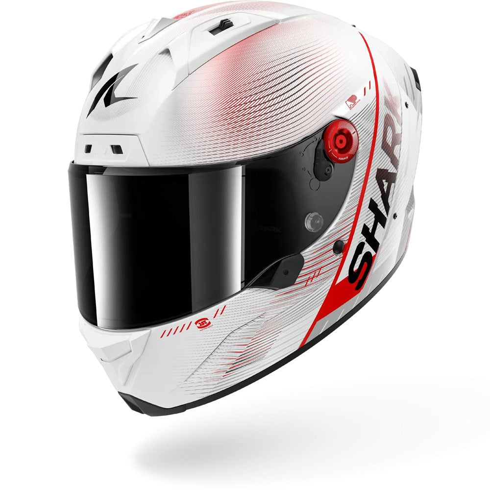 Shark Aeron Speed-Tech White/Red Helmet