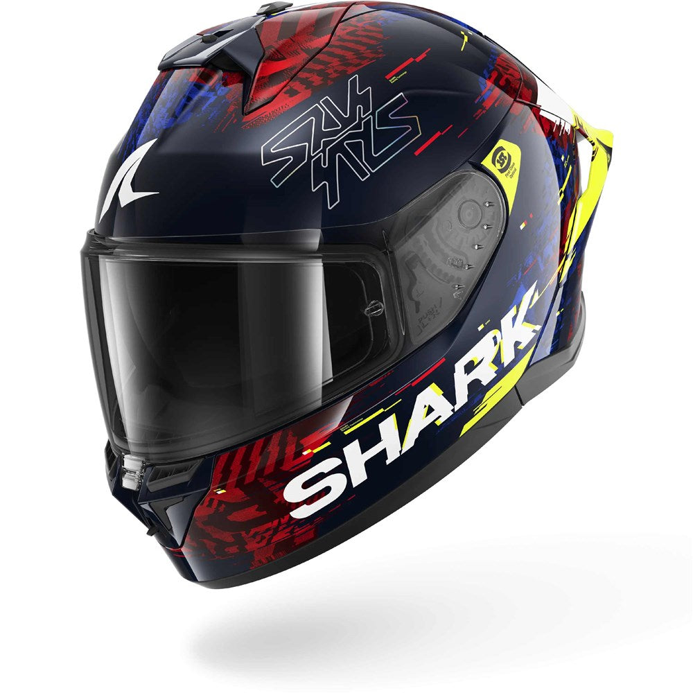 Shark Skwal Cup Speed-Vibe Blue/Red/Yellow Helmet