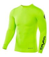 Seven Zero Fluro Yellow Compression Jersey