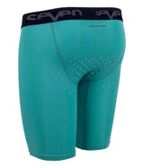 Seven Zero Black/Aqua Compression Shorts