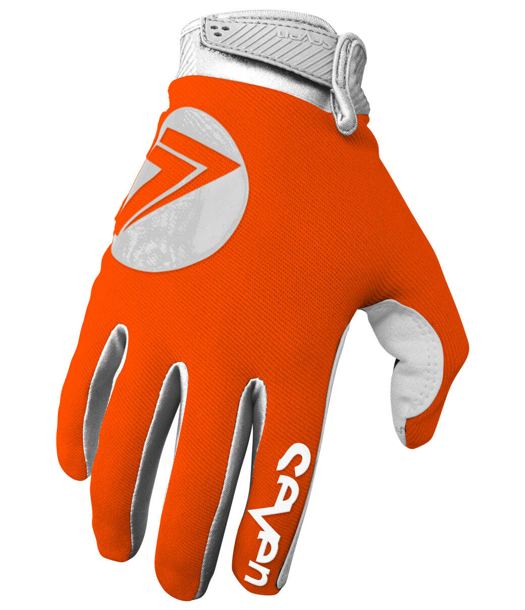 Seven Annex 7 Dot Fluro Orange Gloves