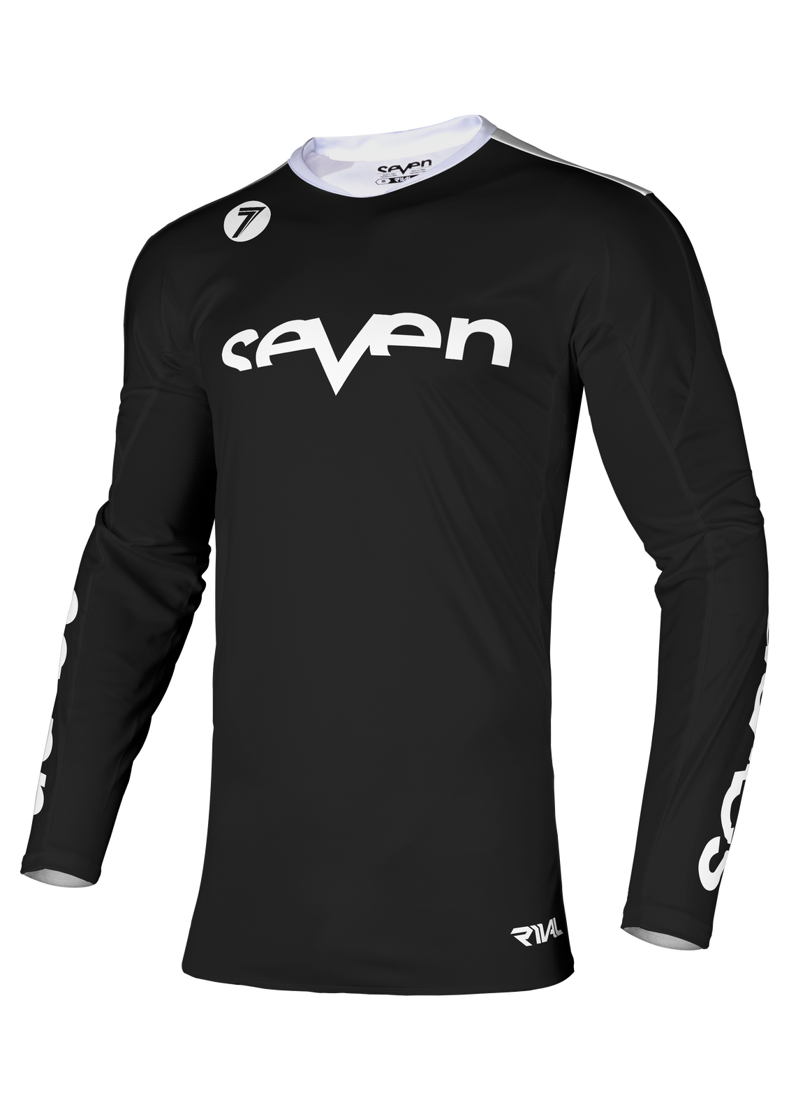 Seven Rival Staple Black Youth Jersey