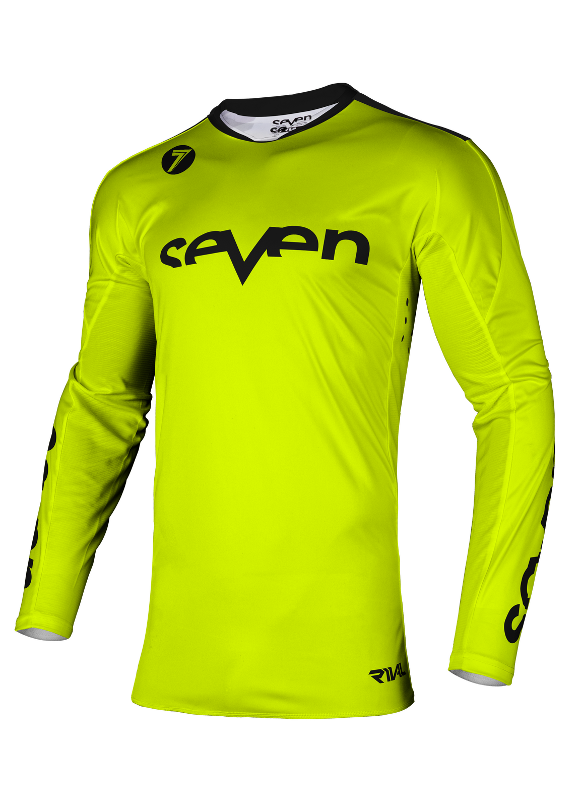 Seven Rival Staple Fluro Yellow Youth Jersey