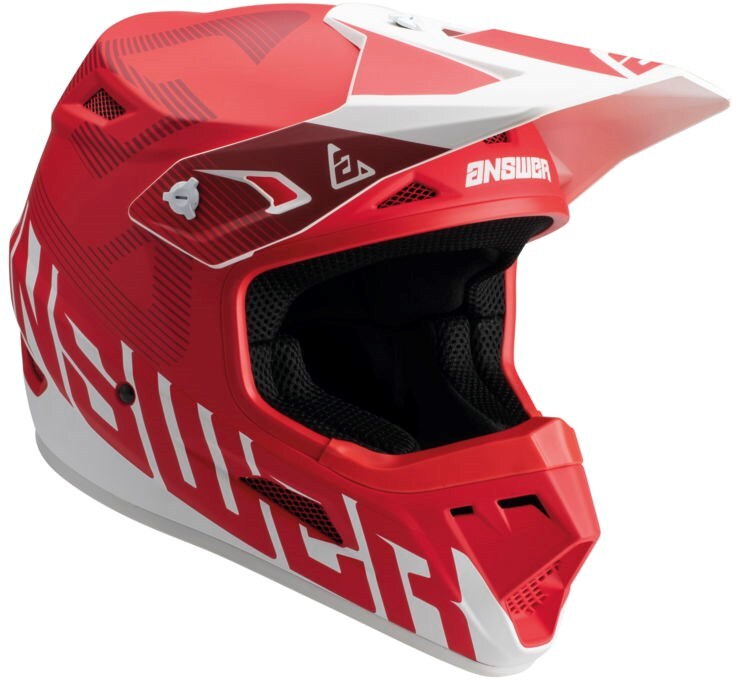 Answer A23 AR1 V2 Bold Red/White Helmet