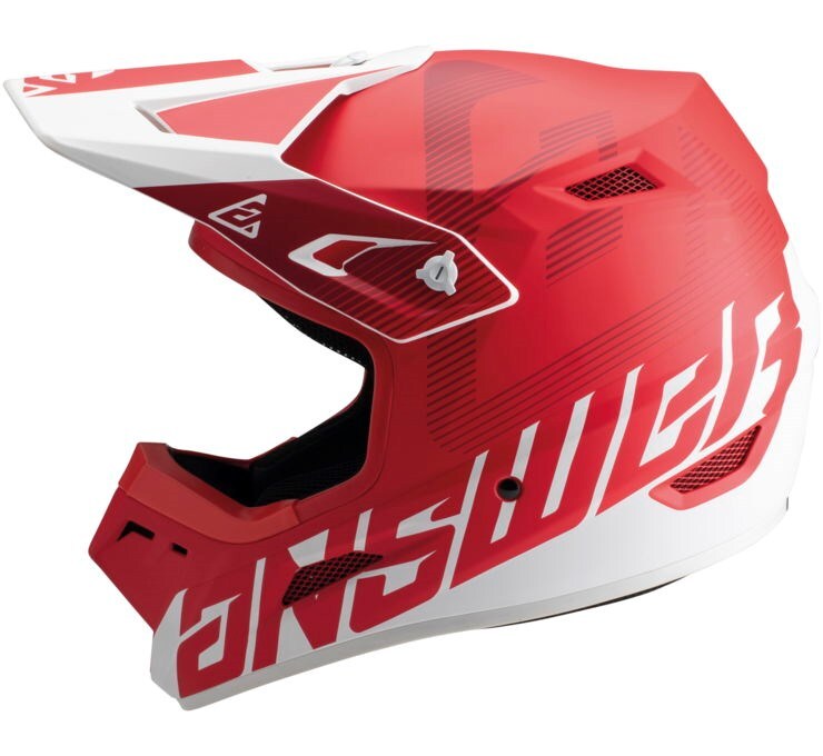 Answer A23 AR1 V2 Bold Red/White Helmet