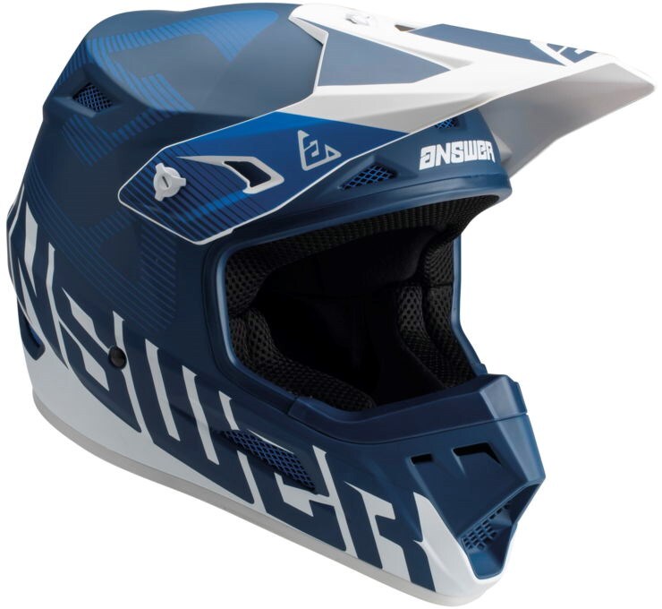 Answer A23 AR1 V2 Bold Blue/White Helmet