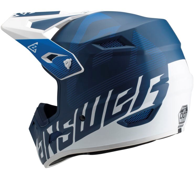 Answer A23 AR1 V2 Bold Blue/White Helmet