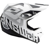 Answer A23 AR1 V2 Bold White/Black Helmet