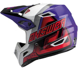 Answer A23 AR1 Vendetta Red/White/Purple Helmet