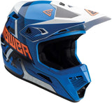 Answer A23 AR1 Vendetta Blue/White/Hyper Orange Helmet