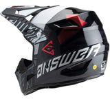 Answer A23 AR3 Ronin Black/White/Crimson Helmet