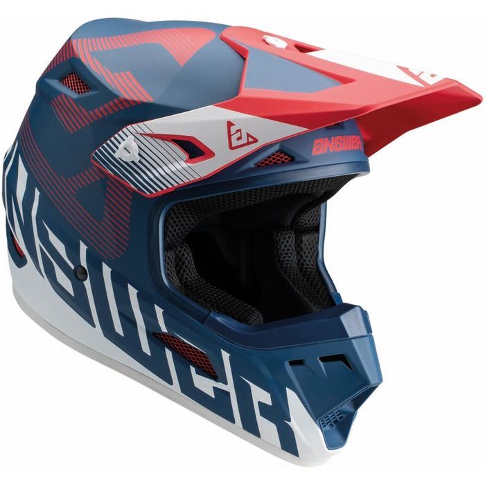 Answer A23 AR1 Vendetta Red/White/Purple Youth Helmet