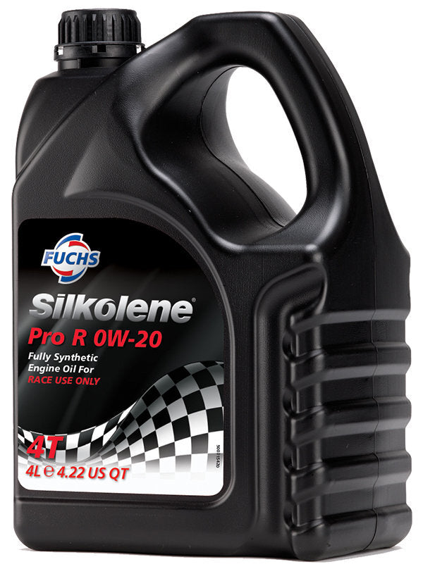 Silkolene Pro R 0W-20 Fully Synthetic Racing Engine Oil 4L