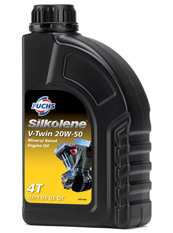 Silkolene V-Twin 20W-50 Mineral Engine Oil 1L