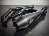 SP Concepts SPC-2-003-B-ONYX 4.5" Big Bore 2-1 Exhaust Black Onyx for Harley-Davidson Touring 17-Up