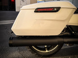 SP Concepts SPC-2-007-B 4-1/2" Street Pro Slip-On Mufflers Black w/Black End Caps for Harley-Davidson Touring 17-23 Models