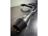 SP Concepts SPC-3-003-B-ONYX 4.5" Big Bore 2-1 Exhaust Black Onyx for Harley-Davidson Dyna 06-17