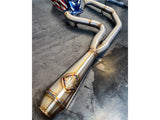 SP Concepts SPC-4-001 LaneSplitter 2-1 Exhaust Stainless Steel for Touring 95-16