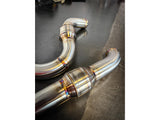 SP Concepts SPC-PF-2-5 ProFlo Header Pipe Upgrade Stainless Steel for Harley-Davidson Touring 17-Up w/SP Concepts Elsinore Mid Length Exhaust