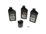 Spectro Performance Oil SPE-311477 Oil Change Service Kit w/Premium Heavy Duty Engine Oil for Harley-Davidson Evolution Big Twin 84-99