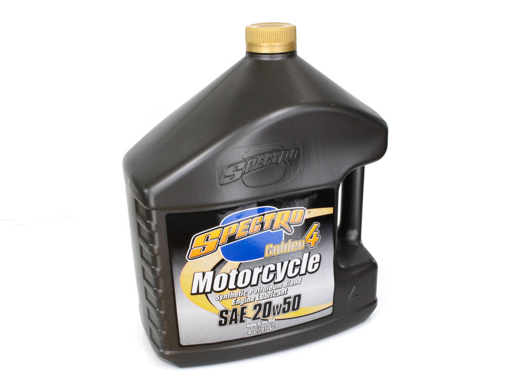 Spectro Performance Oil SPE-U.GS42050 Golden 4 Semi Synthetic Engine Oil 20w50 4 Liter Bottle