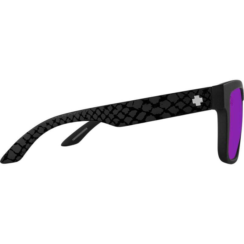 Spy Optic Discord Sunglasses Slayco Matte Black Viper w/Happy Bronze Purple Mirror Lens