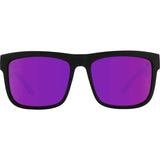 Spy Optic Discord Sunglasses Slayco Matte Black Viper w/Happy Bronze Purple Mirror Lens