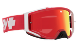 Spy Optic Foundation MX Goggle Checkers Red w/HD Clear Lens