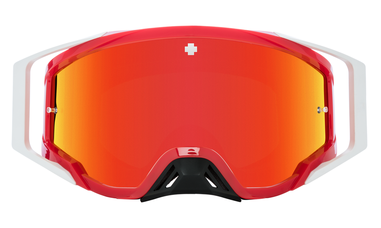 Spy Optic Foundation MX Goggle Checkers Red w/HD Clear Lens