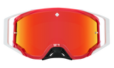 Spy Optic Foundation MX Goggle Checkers Red w/HD Clear Lens