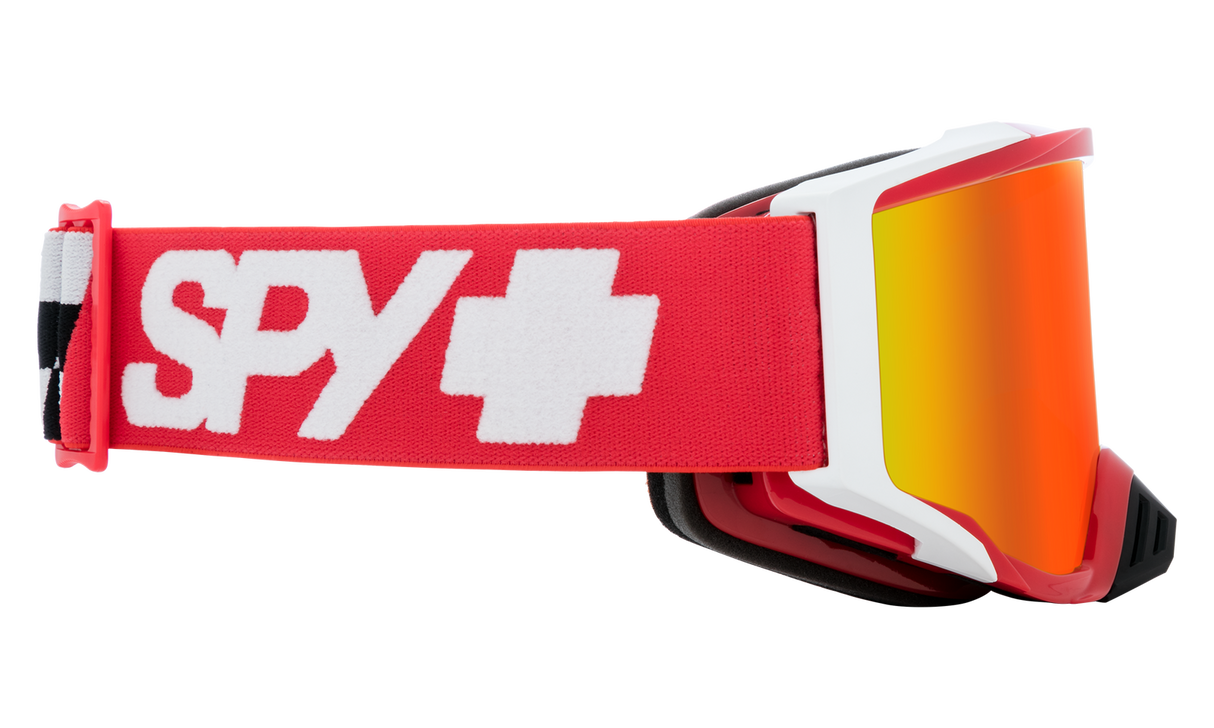 Spy Optic Foundation MX Goggle Checkers Red w/HD Clear Lens