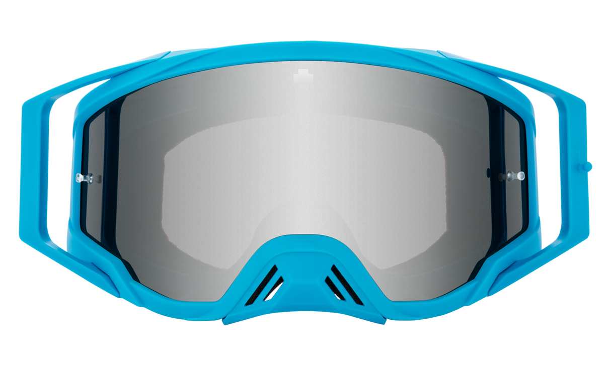 Spy Optic Foundation MX Goggle Plus Bolt Blue w/HD Smoke/Silver Spectra Lens