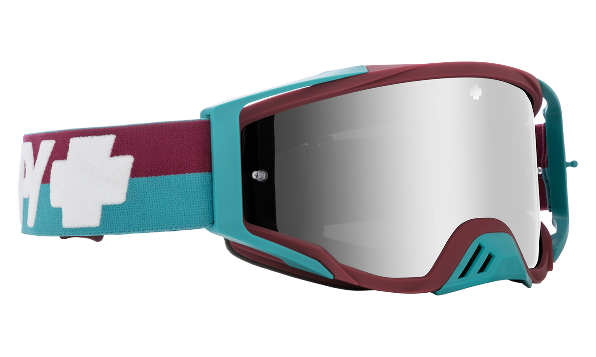 Spy Optic Foundation Plus MX Goggle Bolt Teal w/HD Smoke/Silver Spectra Mirror & HD Lear Lens