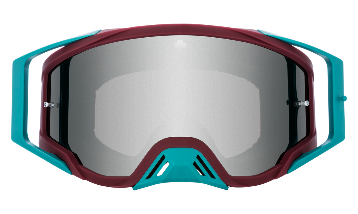 Spy Optic Foundation Plus MX Goggle Bolt Teal w/HD Smoke/Silver Spectra Mirror & HD Lear Lens