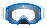 Spy Optic Foundation MX Goggle Checkers Blue w/HD Clear Lens