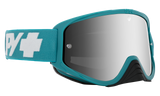 Spy Optic Woot Race MX Goggle Checkers Teal w/Silver Spectra Mirror & HD Clear Lens