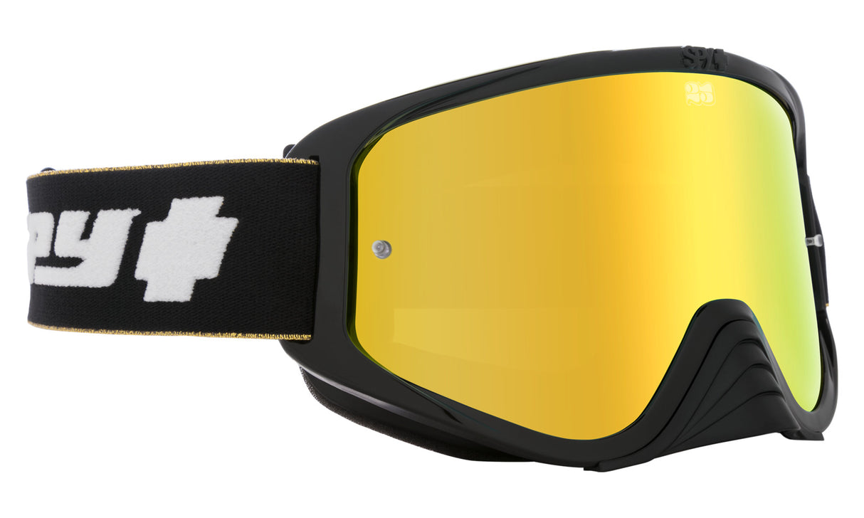 Spy Optic Woot Race MX Goggle 25th Anniversary Black/Gold w/HD Smoke/Gold Spectra Lens