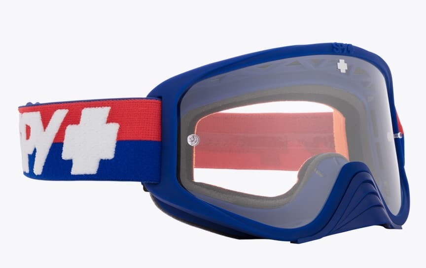 Spy Optic Woot MX Goggles Bolt USA w/HD Clear Lens