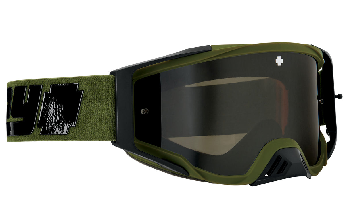 Spy Optic Foundation MX Goggle Plus Reverb Olive w/HD Smoke Lens