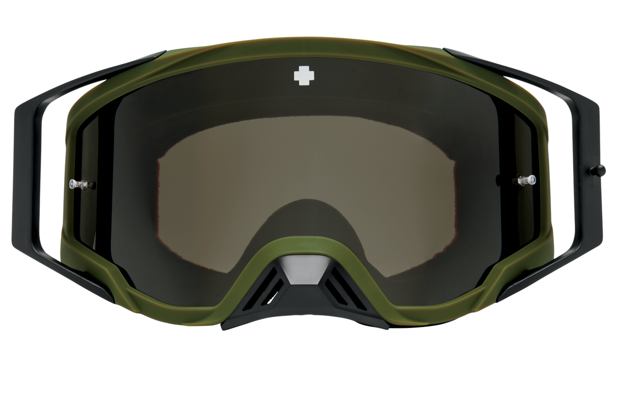 Spy Optic Foundation MX Goggle Plus Reverb Olive w/HD Smoke Lens